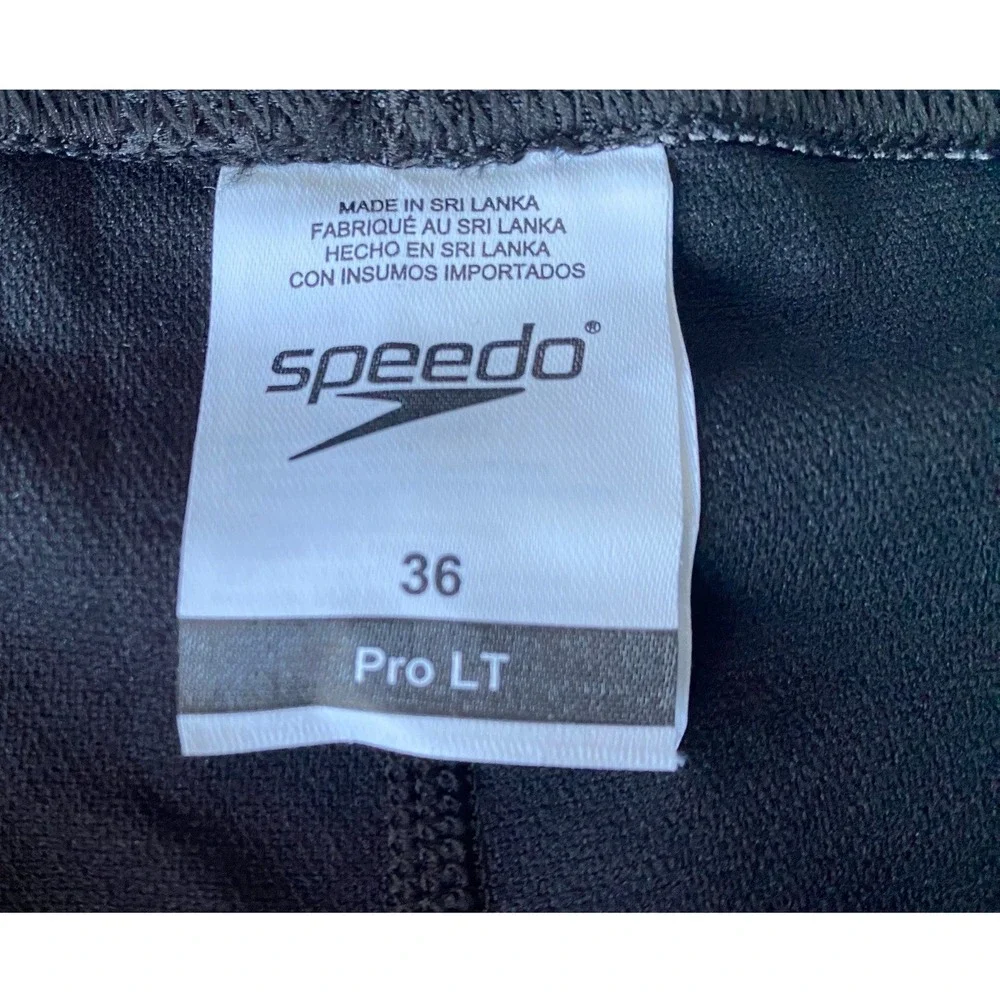 Speedo Eco Pro LT Swim Jammers Men's 36 Deep Storm Anthracite UPF 50+ NEW